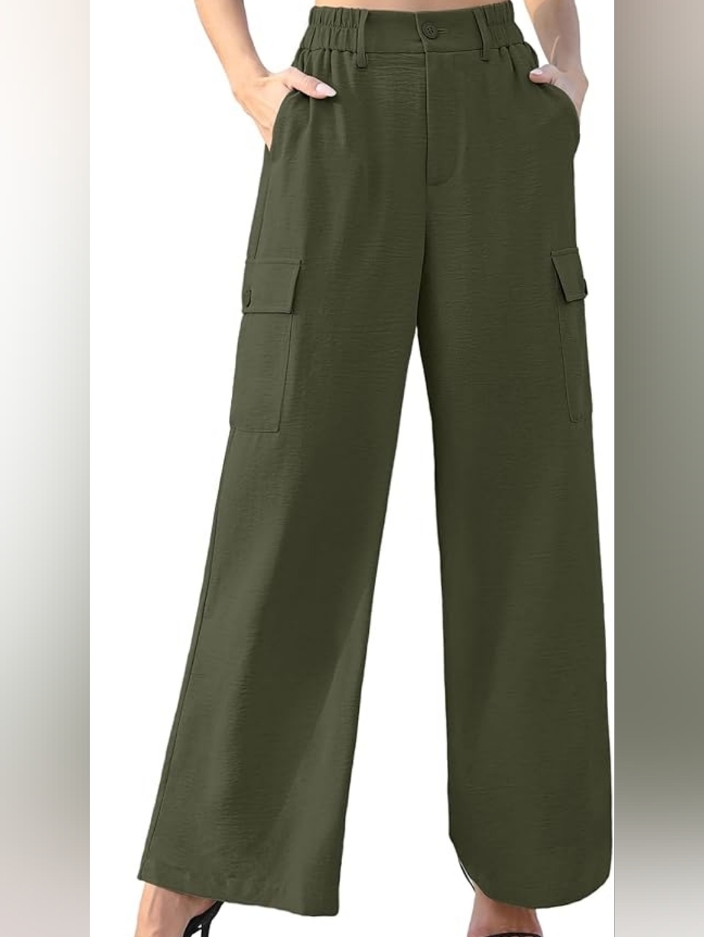 CZYINXIAN Women's Casual Wide Leg Cargo Pants
